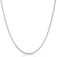 thumbnail image 1 of Italian Round Box Chain Sterling Silver 2.5MM, Solid 925 Italy, Next Level Jewelry, 1 of 6