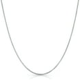 thumbnail image 1 of Italian Round Box Chain Sterling Silver 2MM, Solid 925 Italy, Next Level Jewelry, 1 of 6