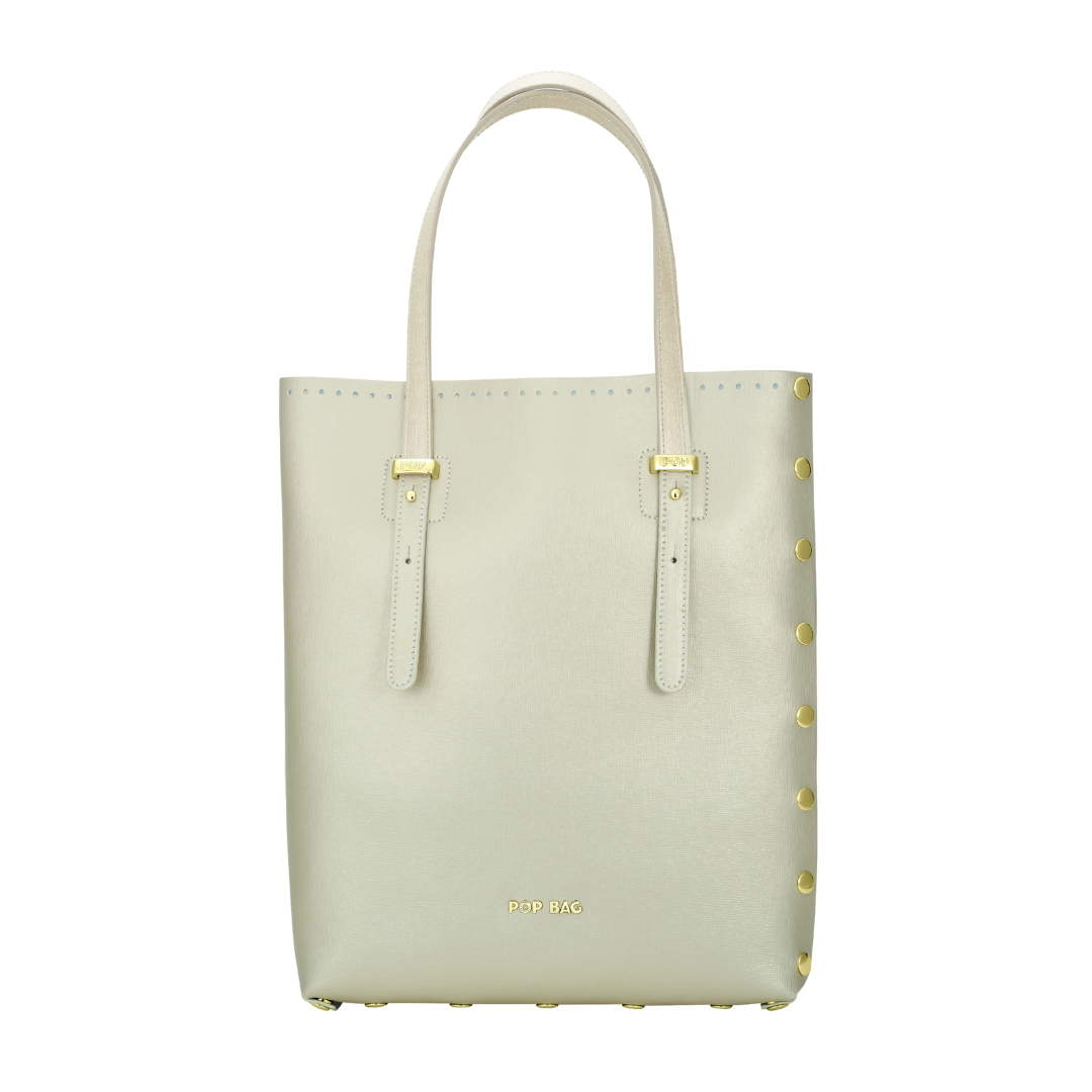 Italian Saffiano Leather Laptop Tote Bag