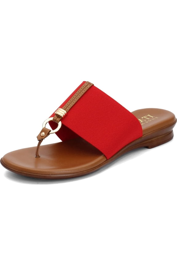 Selah Thong Sandals for Women, Red, 5M
