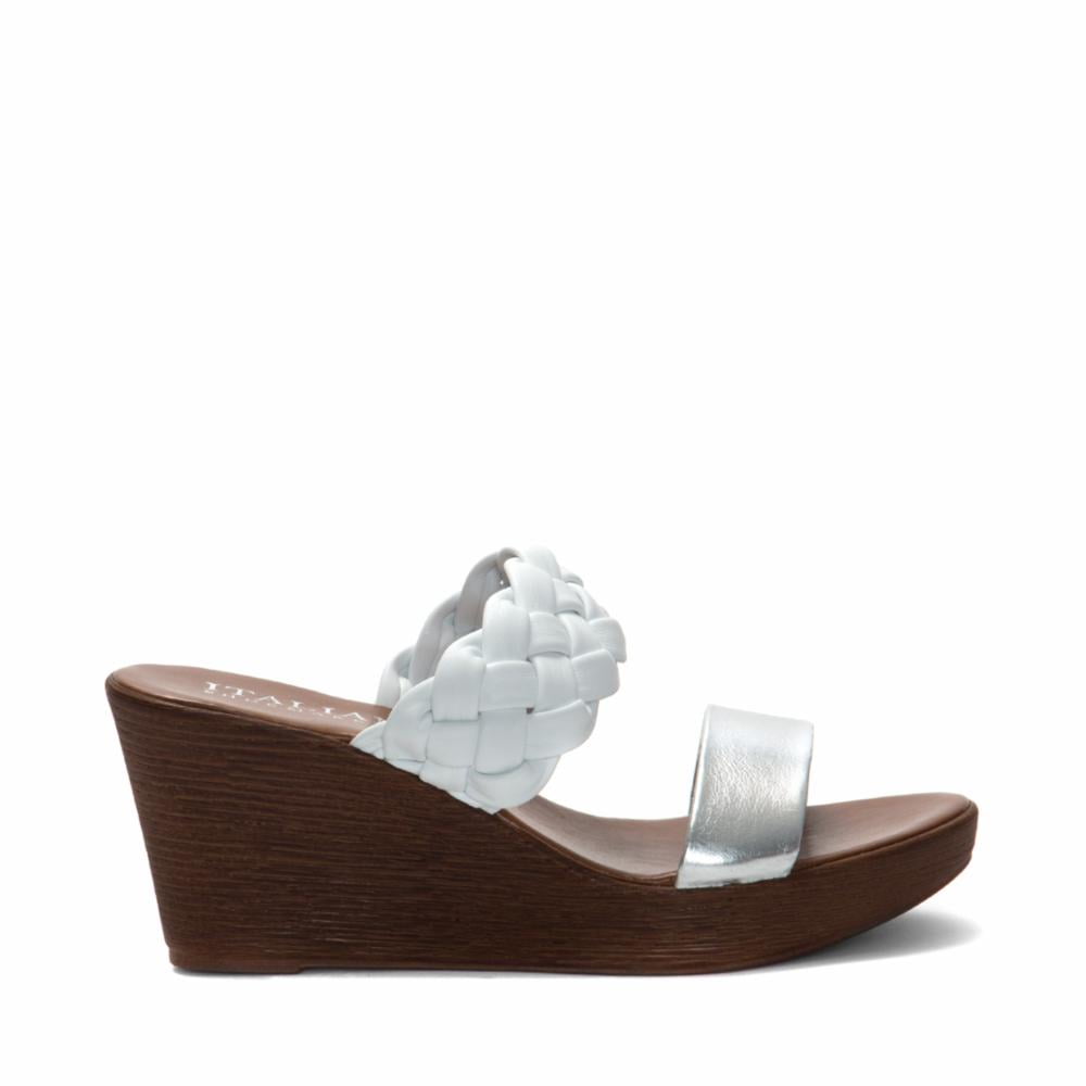 Italian Shoemakers Ashi Thong Sandals – Rhinestone Embellished, Cushioned, 1/2" Heel