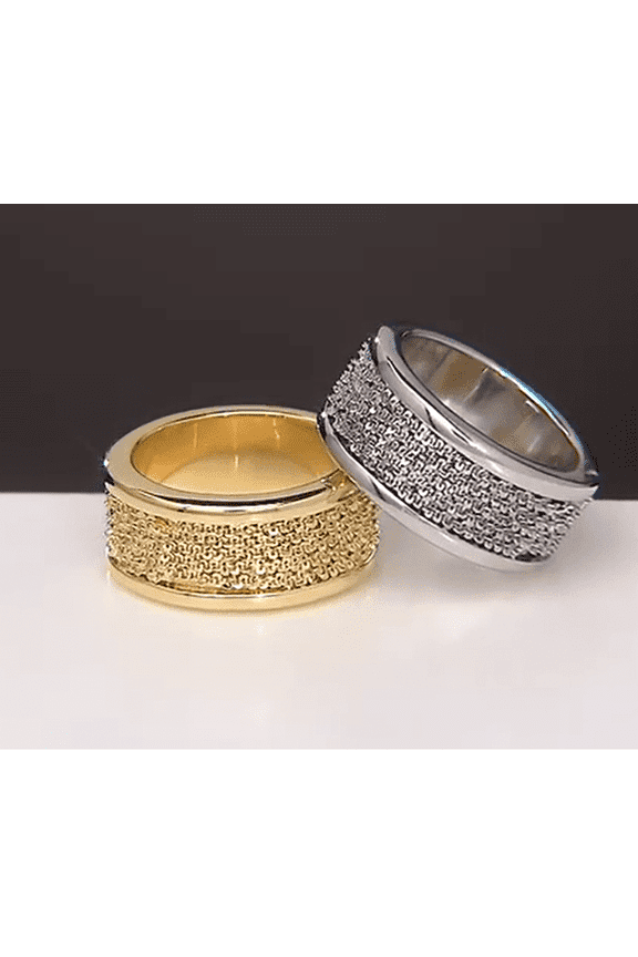 Margherita 18K Gold-Plated Sterling Silver Band Ring, Size 11