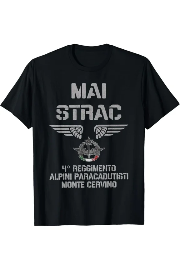 Italian Special Force Alpini Paratroopers Military Tactical Combat Art Unisex T-Shirt ,up to size 5XL