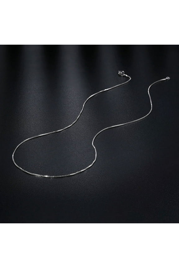 Italian Sterling Silver 16 Inch Box Chains