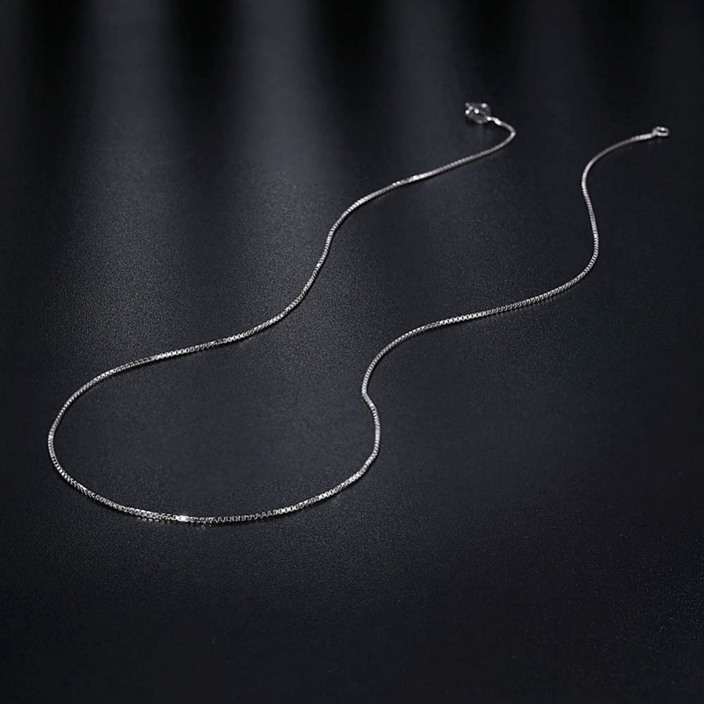 Italian Sterling Silver Large Box Chains