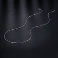 thumbnail image 1 of Amy and Annette Italian Sterling Silver Box Chain Necklace, 24 Inch, 1 of 5