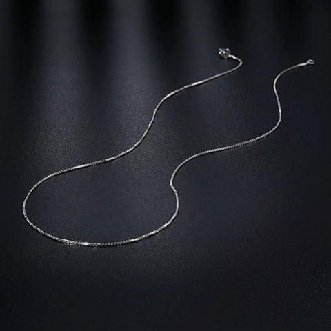 Italian Sterling Silver Large Box Chains