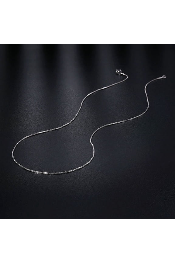 Italian Sterling Silver Large Box Chains