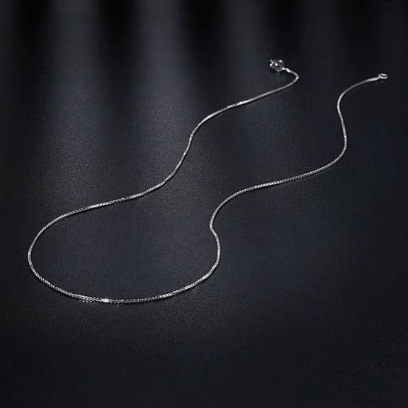 Italian Sterling Silver Large Box Chains