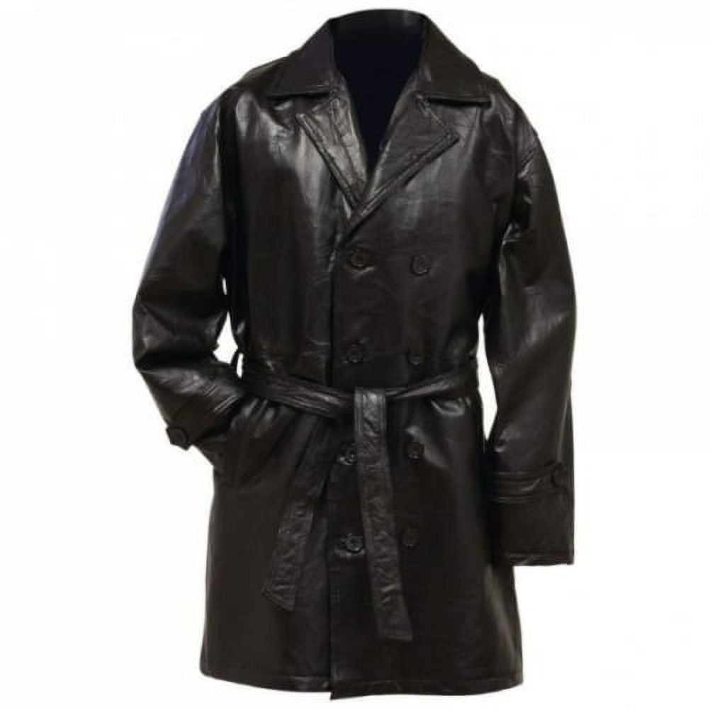 【超希少】1998AW Stone  leather coat Giovanni Navarre Italian Stone Design Genuine Leather Trench Coat