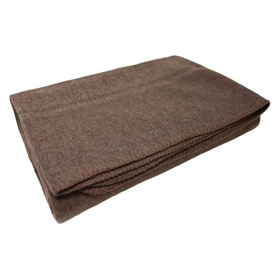 Italian Style Blanket, Mil-Spec, 62 in x 84 in, Wool Blend, Flame Retardant, Grey