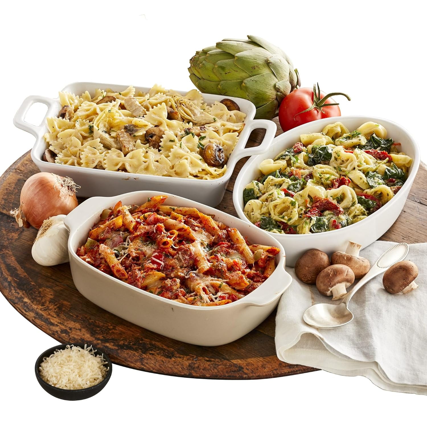 Italian-Style Pasta Trio, Pasta Night Dinner, Italian Food Gifts