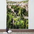 thumbnail image 1 of Italian Tapestry, Vatican Gardens European Historic Landmark with Famous Monument Picture Print, Wall Hanging for Bedroom Living Room Dorm Decor, 40W X 60L Inches, Tan White Green, by Ambesonne, 1 of 2
