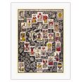 thumbnail image 1 of Italian Tarot Deck - Tarot of Marseilles - Vintage Magic Poster c.1860 - Bamboo Fine Art 290gsm Paper (Unframed) 17x22in, 1 of 4