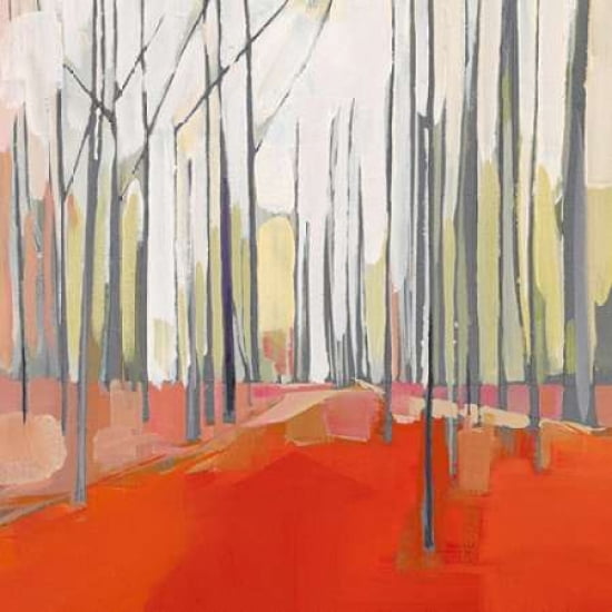 Italian Trees I Canvas Art - Charlotte Jordan (24 x 24)