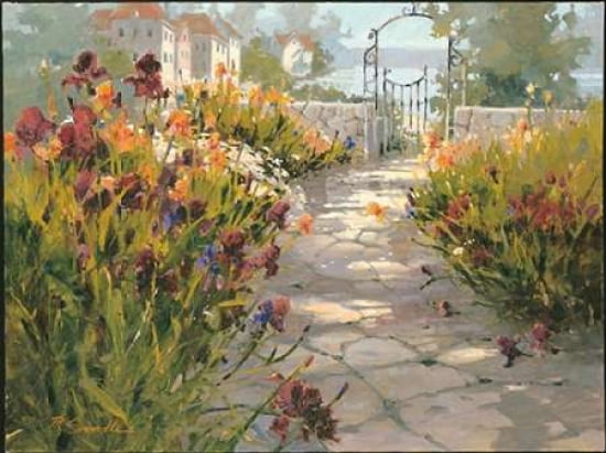 Italian Village Canvas Art - Marilyn Simandle (18 x 24)