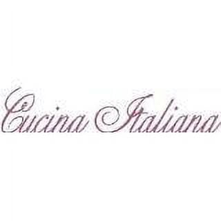 Italian Wall Quote - 'Gucina Italiana' - Vinyl Sticker – Peel & Stick Sticker - Vinyl Wall Decal