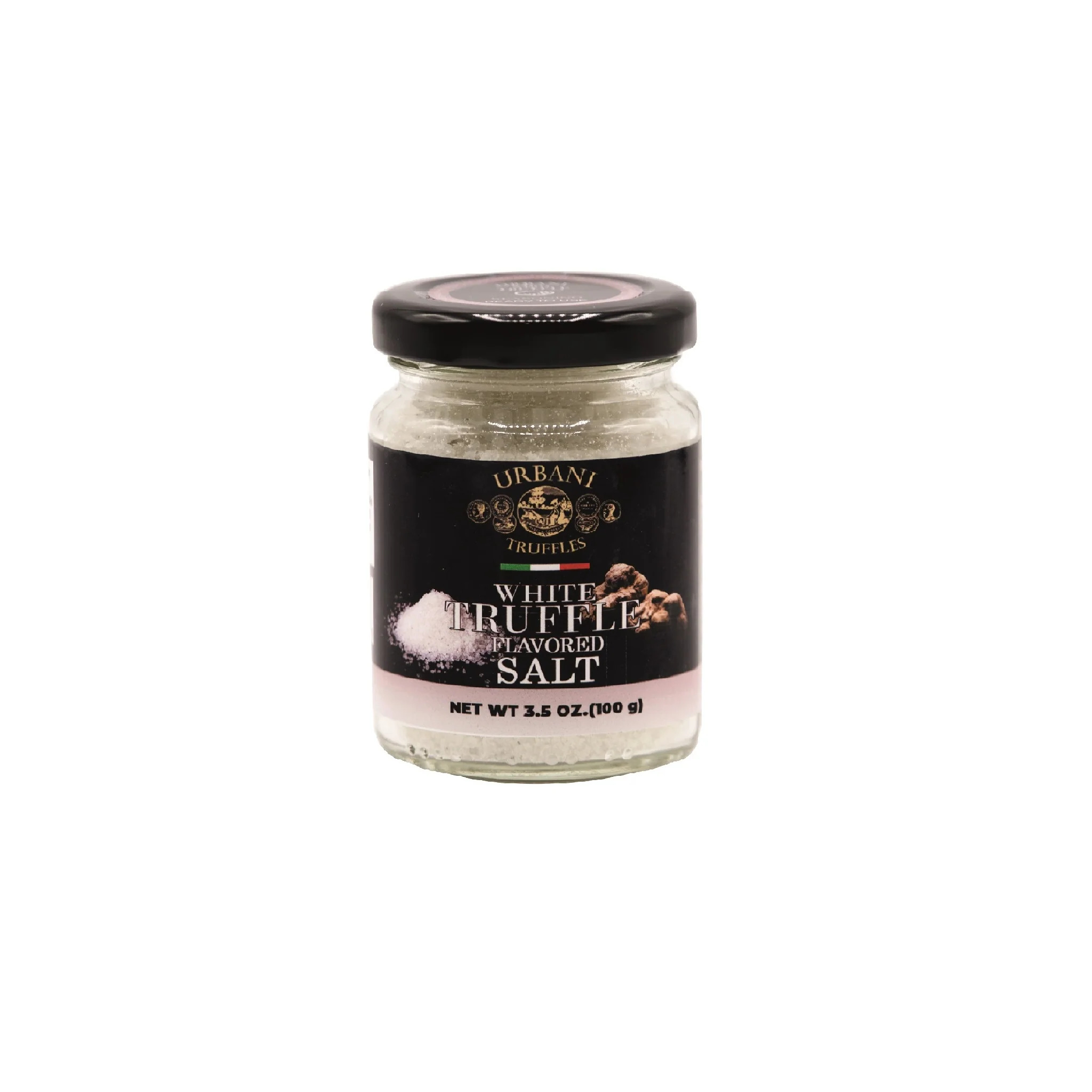 Italian White Truffle Salt With Real Truffle Flakes 3.5 Ounce By Urbani Truffles. Made In
