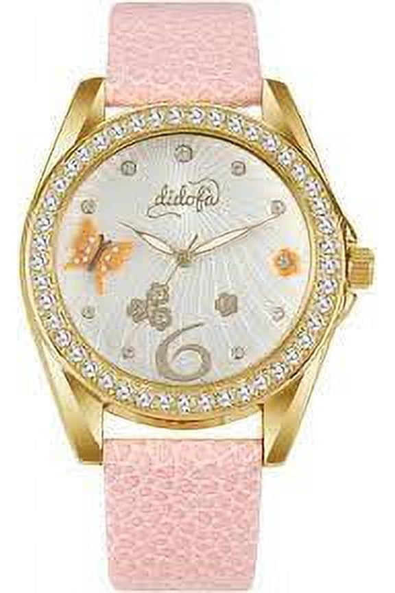Italian Wrist Watch for Women by Didofa: 3D Original Fashion Watch Pink