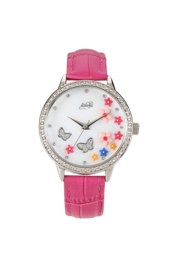 Italian Wrist Watch for Women by Didofa: 3D Original Fashion Watch Pink