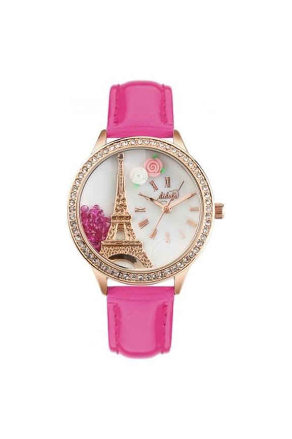 Italian Wrist Watch for Women by Didofa: 3D Original Fashion Watch Purple