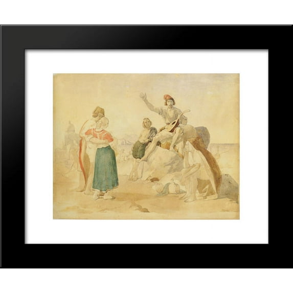 Italian scene 20x24 Framed Art Print by Alexander Ivanov