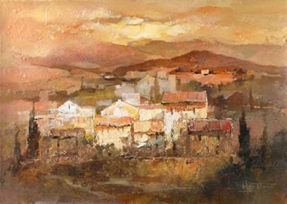 Italian village II Canvas Art - Willem Haenraets (20 x 28)