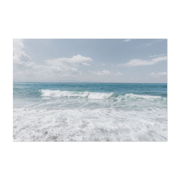 Italian wave - Calabria Italy Photography Ocean Seascape Waves Coast Beach Water Minimalist Unframed Wall Art Print 4 x 6 inches