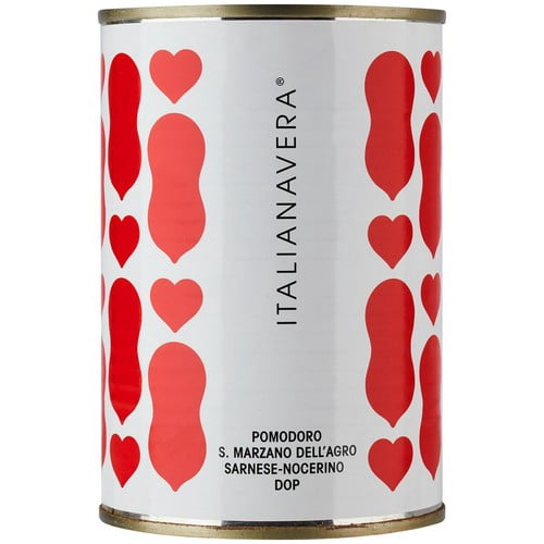 Italianavera Vero Pop San Marzano PDO Peeled Tomatoes 400g, British Import (Pack of 3)