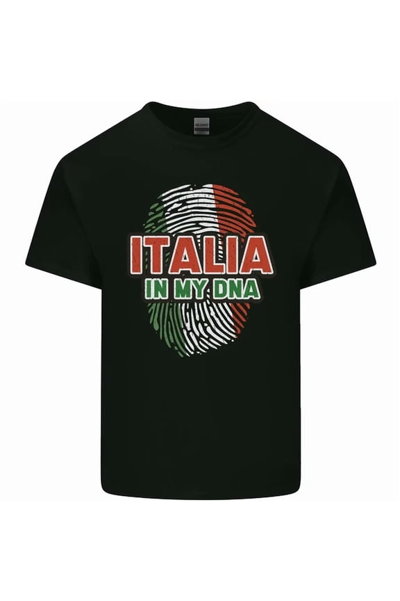 Italie In My Dna Italy Flag Football Rugby Mens Womens S-5XL T-Shirt