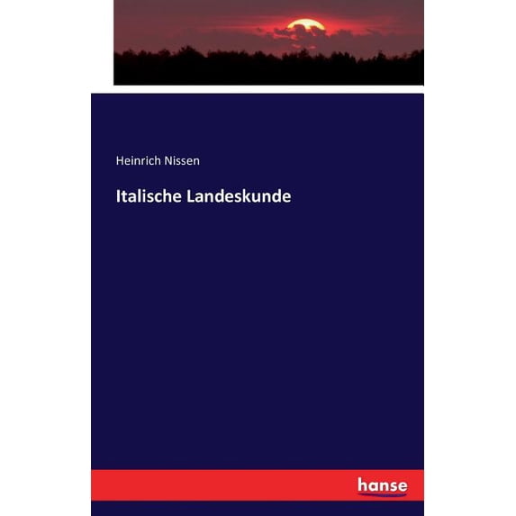 Italische Landeskunde, (Paperback)