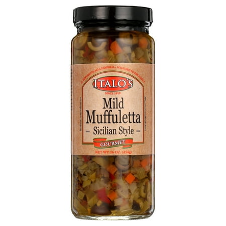 Italo's Muffuletta, Olive Salad, Mild, Sicilian Style