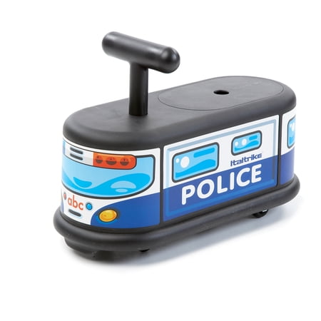 Italtrike La Cosa Police Ride On Toy for Toddlers, Ages 1-6 Years, Made in Italy, Blue
