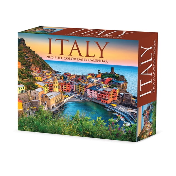 Italy 2026 Box Calendar, (Paperback)