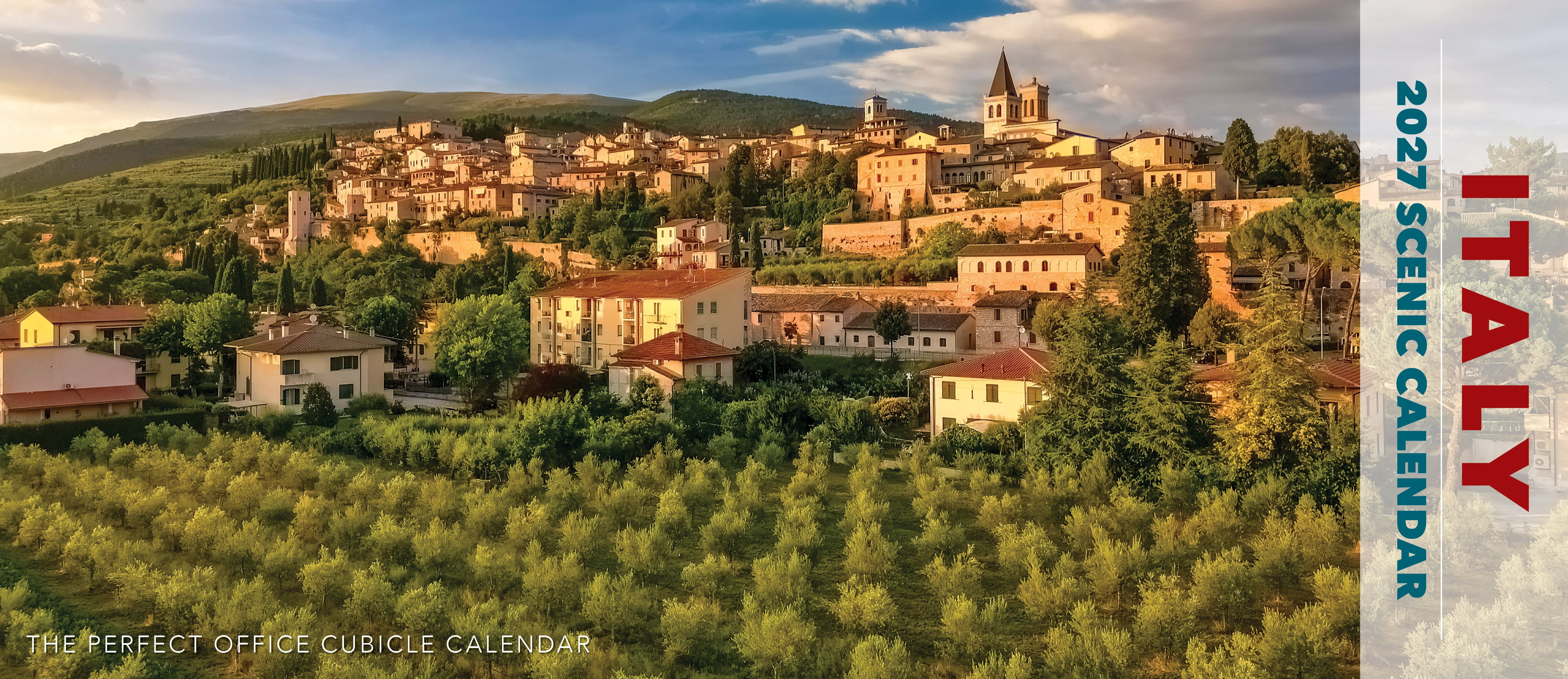 Willow Creek Press, Italy 2027 Panoramic Wall Calendar