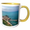 thumbnail image 1 of 3drose, Italy, Cinque Terre, Vernazza, 11oz Two-tone Yellow Mug, 1 of 6