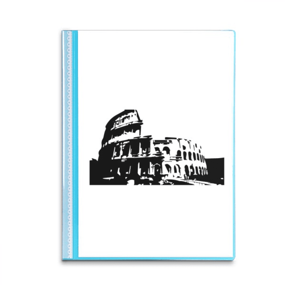 Italy Colosseo Ancient Buiding Book Sheet Protectors Portfolio Binder ...