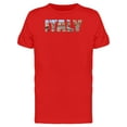 thumbnail image 1 of Italy, Cool Travel Lovers T-Shirt Men -Image by Shutterstock, Male XX-Large, 1 of 2
