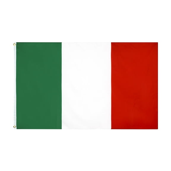 Italy Flag - 35.4x59.1in, High-Quality Fabric, Screen Printing, Fade-Resistant, Sturdy Buttonhole, Double-Stitched, Suitable Gift