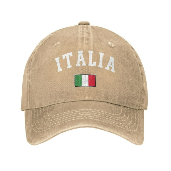 Italy Flag Cowboy Hat Baseball Hat Trucker Hat For Men Women Retro Denim Hats Baseball Cap Dad Hat