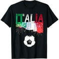 thumbnail image 1 of Italy Italia Jersey Soccer 2021 Team For Men Women, Kids T-Shirt mens t hirt men，black，women，misfits，journey ，boys, 1 of 4