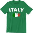 thumbnail image 1 of Italy Italian Flag Emblem - National Pride Country Symbol Men's Tee Shirt, 1 of 4
