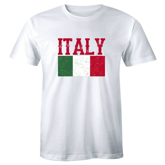 Italy Italian Flag Emblem - National Pride Country Symbol Men's Tee
