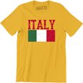 thumbnail image 1 of Italy Italian Flag Emblem - National Pride Country Symbol Men's Tee, 1 of 4