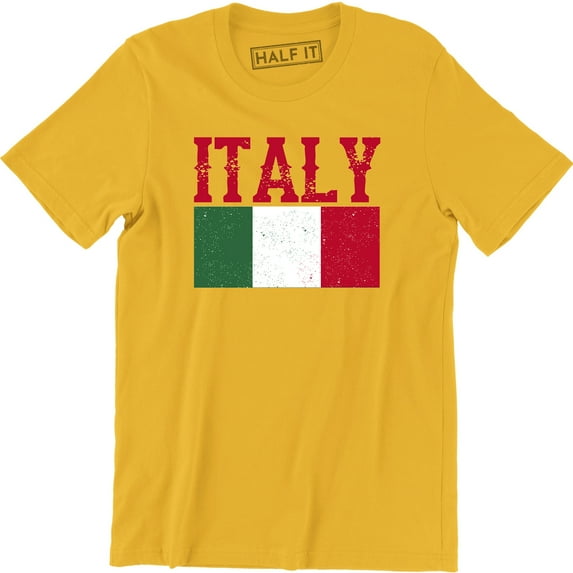 Italy Italian Flag Emblem - National Pride Country Symbol Men's Tee