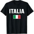 thumbnail image 1 of Italy Italian Flag Italia Souvenir T-Shirt, 1 of 4