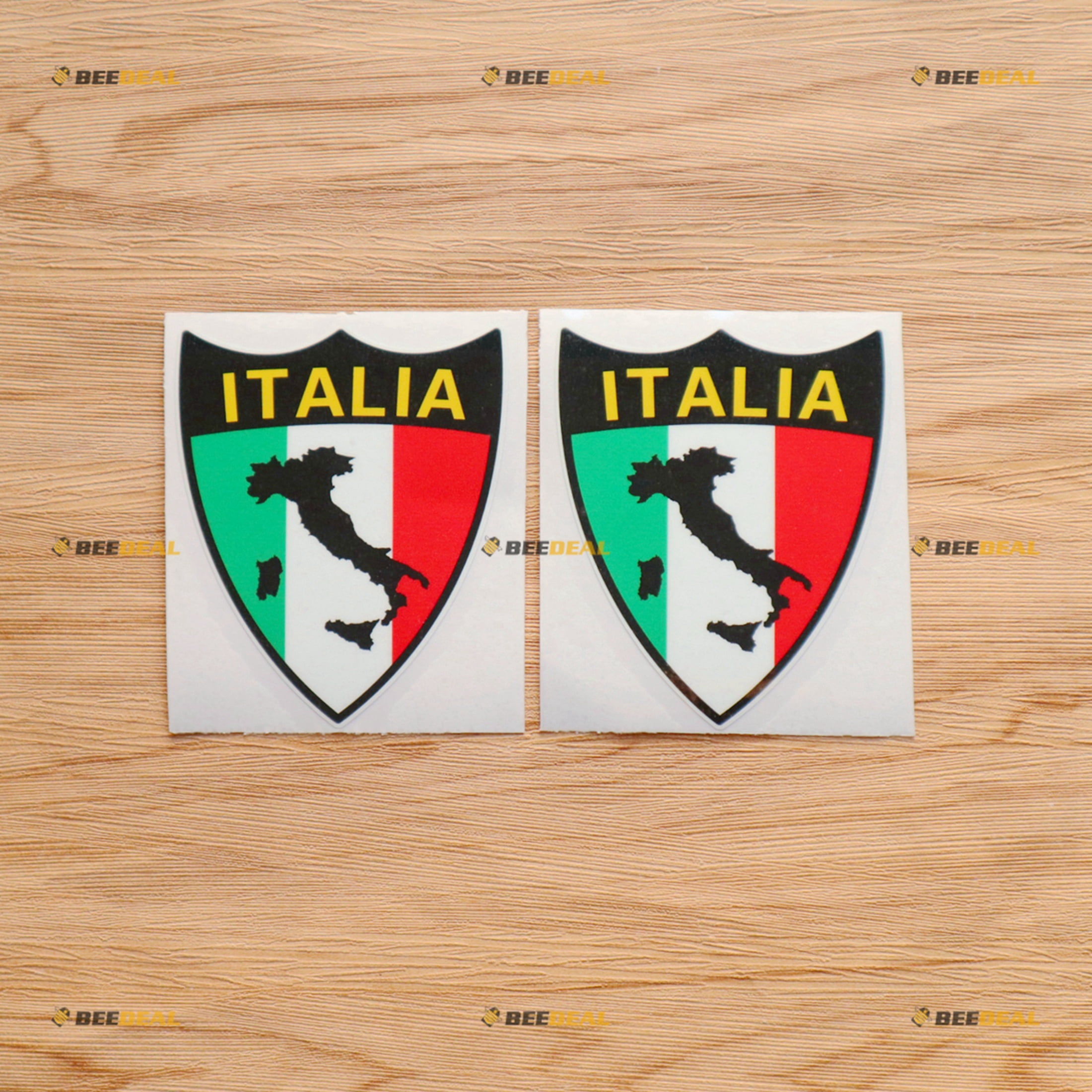 Italy Italian Flag Shield Map Outline Decal Sticker Vinyl 2