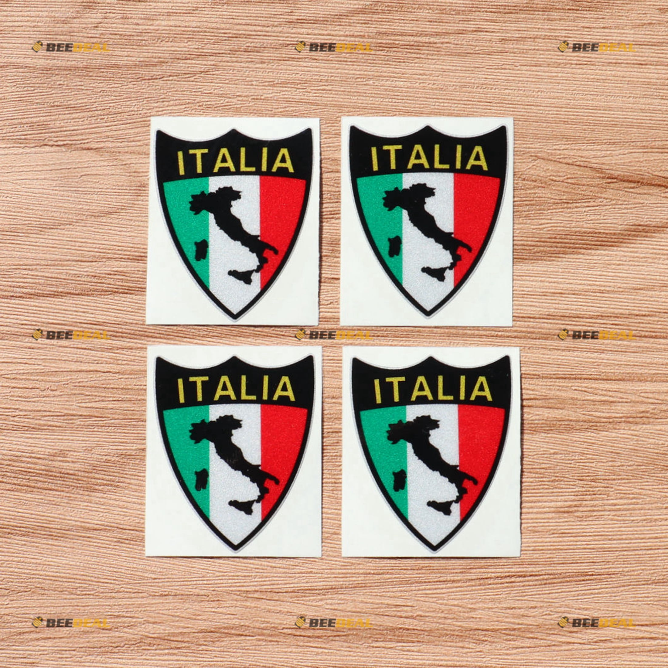 Italy Italian Flag Shield Map Outline Decal Sticker Vinyl 4