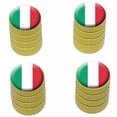 thumbnail image 1 of Italy Italian Flag Tire Rim Wheel Aluminum Valve Stem Caps, Multiple Colors, 1 of 1