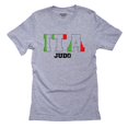 thumbnail image 1 of Italy Judo - Olympic Games - Rio - Flag Men's Grey T-Shirt, 1 of 2